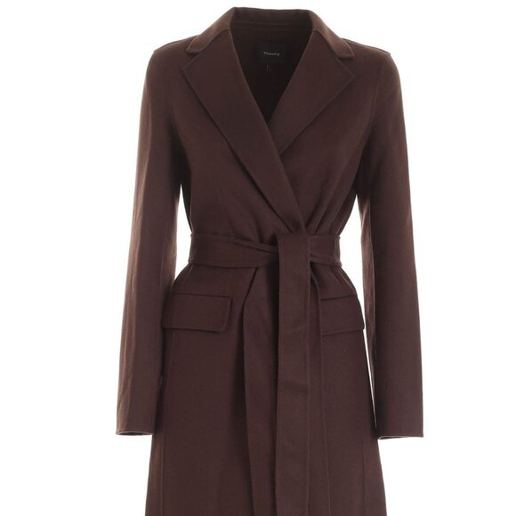 Theory Wrap Coat - Picture 1 of 4